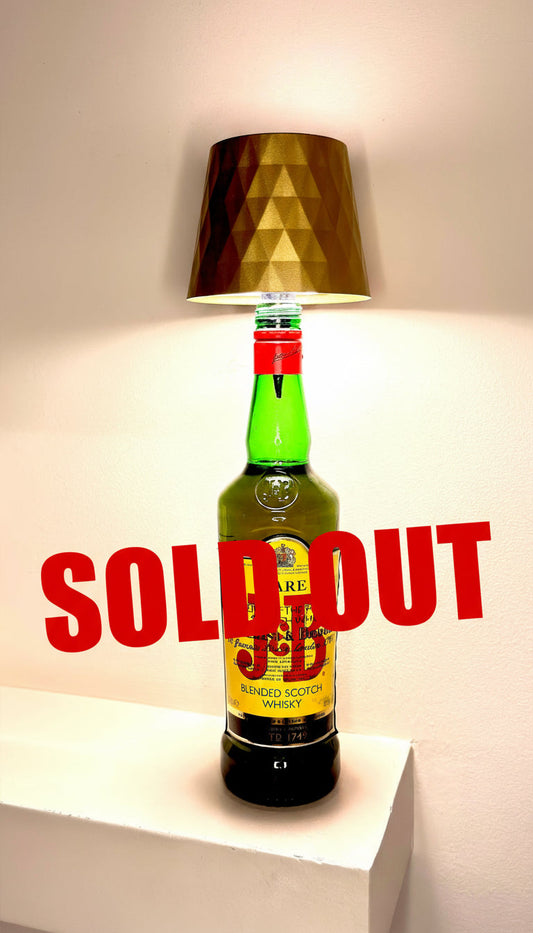 J&B “Whiskey” Table Lamp